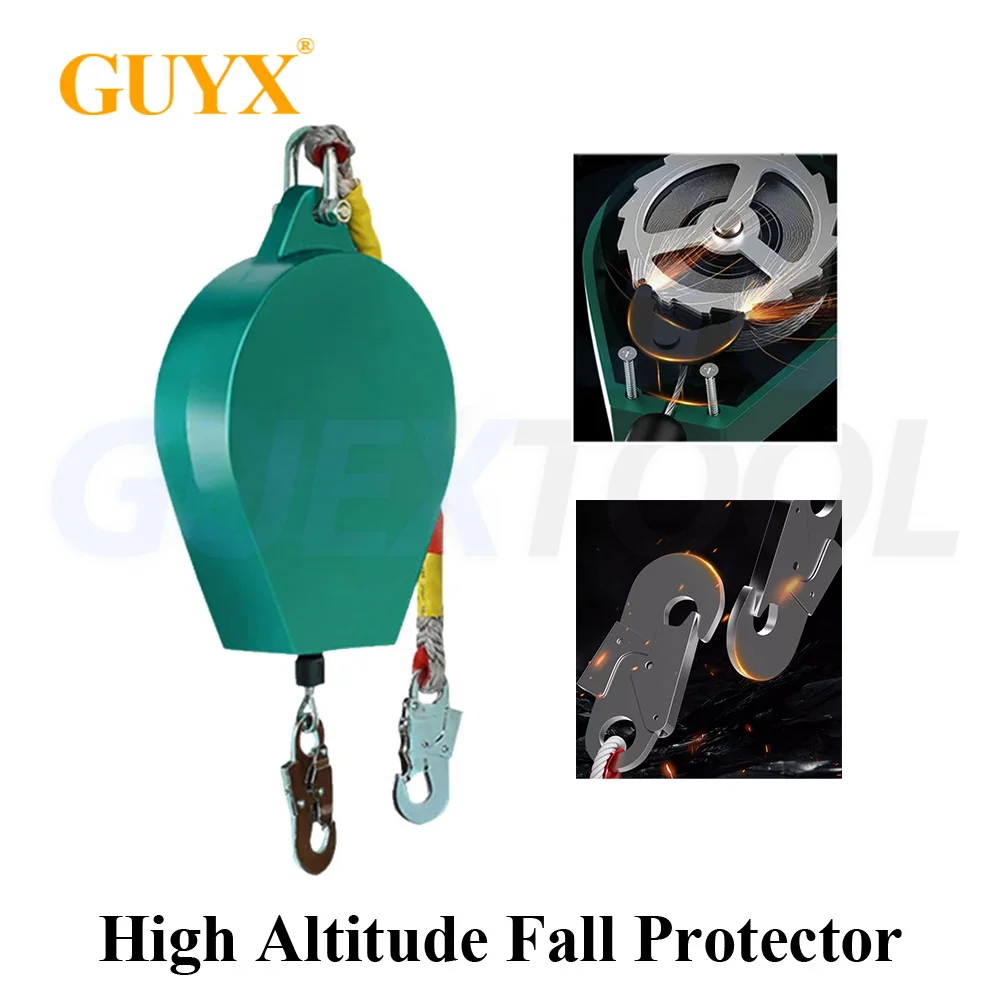 High Altitude Descent Device High-altitude Operation Tower Crane Speed Difference Anti Fall Self-locking Device Fall Protector