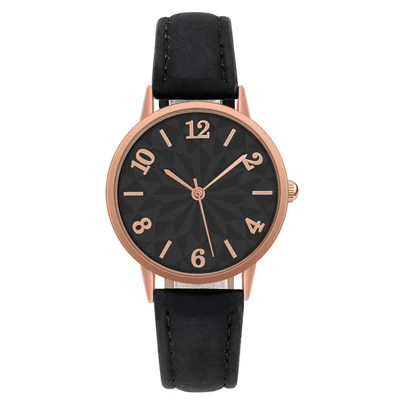 Women's Watch Quartz Dial Digital Watch Frosted Leather Strap Ladies And Girls' Watch reloj para dama nouveautés montres femmes