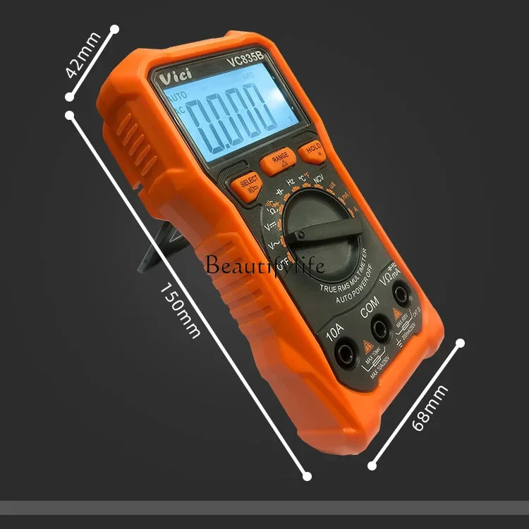 

jj4 i digital multimeter electrician special three and a half multi-function anti-burn automatic VC835B