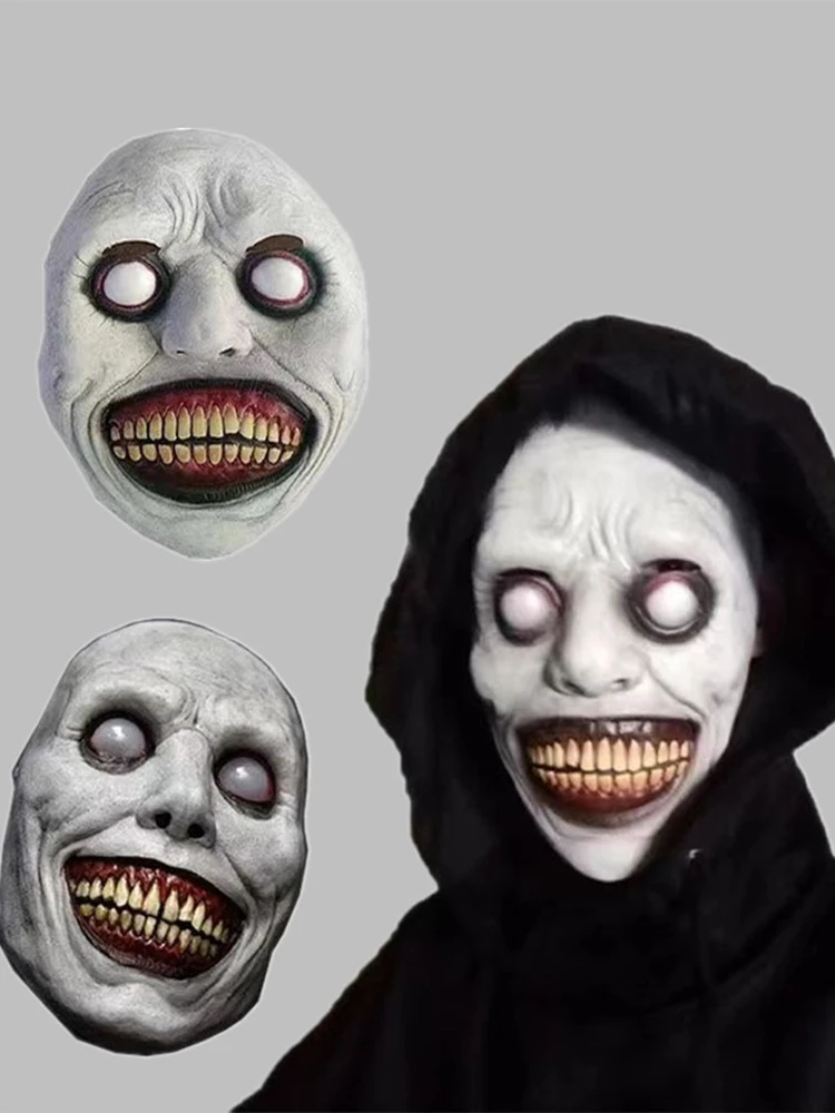 

Creepy Halloween Mask Smiling Demons Horror Face Masks The Evil Cosplay Props Party Masquerade Halloween Mask Clothing Accessor