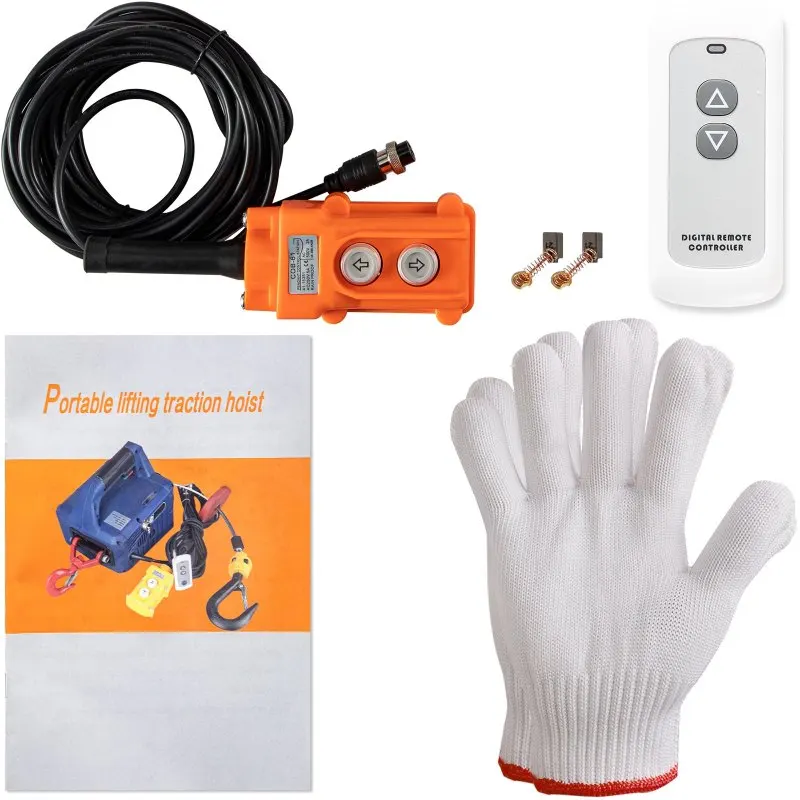 

Лебедка с ручкой управления футом, подъемная лебедка, устойчивая к подъемом фунтов, лебедка, электрическая лебедка 3-в-1, портативная электрическая лебедка 1100 фунтов,