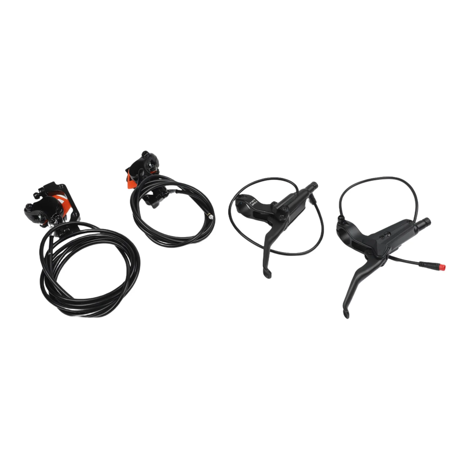 Commuting Hydraulic Disc Brake Scooter Caliper Hydraulic Disc Brake Assembly Sensitive Braking Response Easy Replacement
