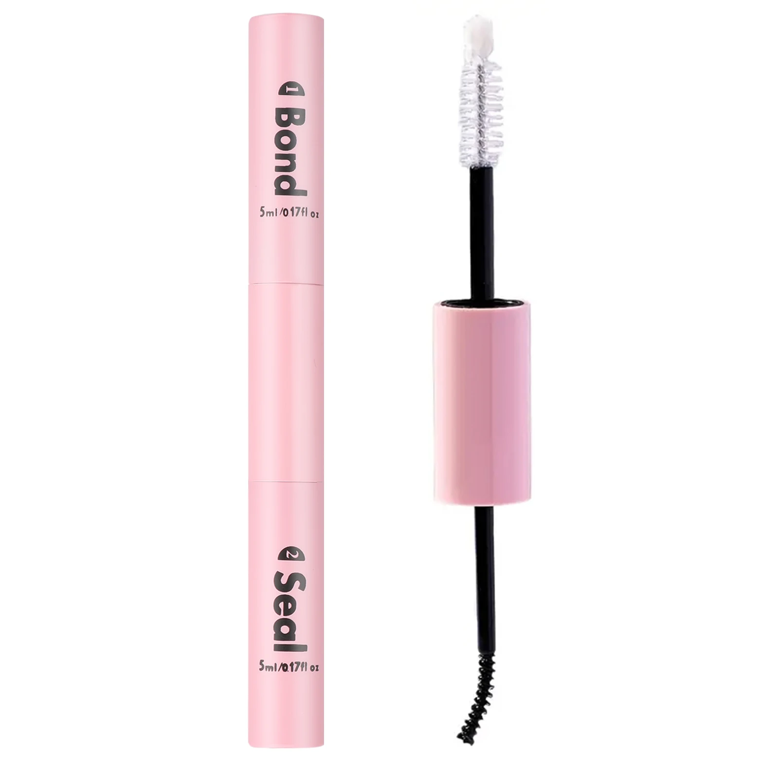 Bond and Seal Double head False Eyelash Black Glue Non-smudged & Strong Hold Eyelash Glue Sealer for False Lash Practice