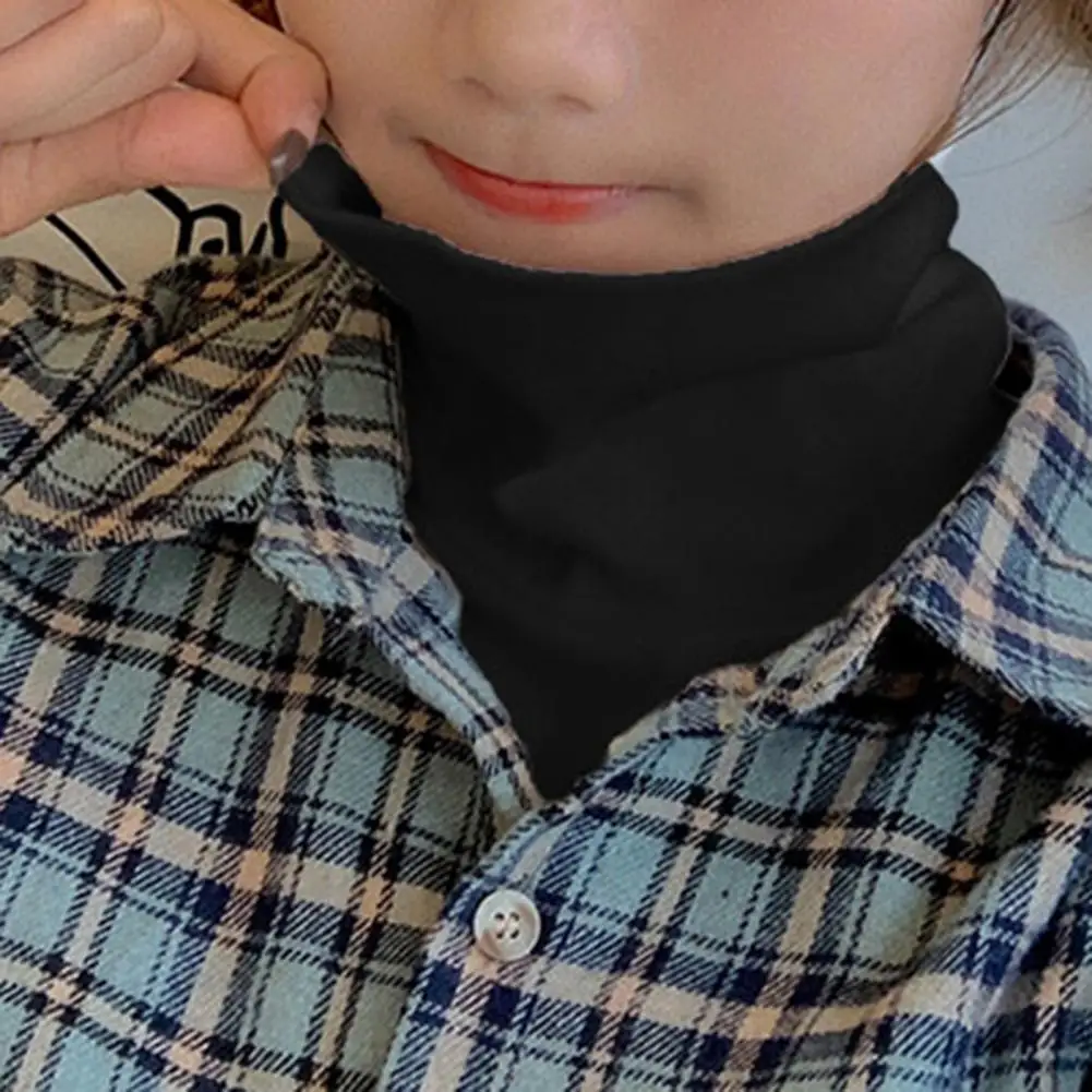 

Women Corsage Neck Cover Fashionable Turtleneck Neck Cover for Women Men Soft High Neck Pullover Collar Accessory Solid Color