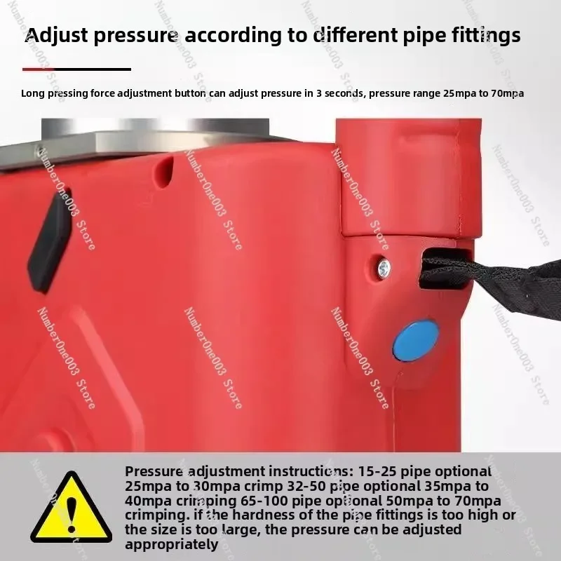 CL-15100 Electric Pipe Press Tool Cordless Portable Crimper for Stainless Steel Water Pipes