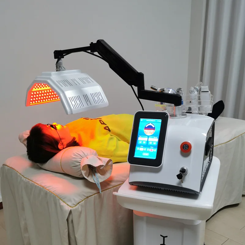 Máquina de terapia de luz LED PDT para rejuvenecimiento de la piel, equipo de belleza Facial, 7 colores, 273 lámparas