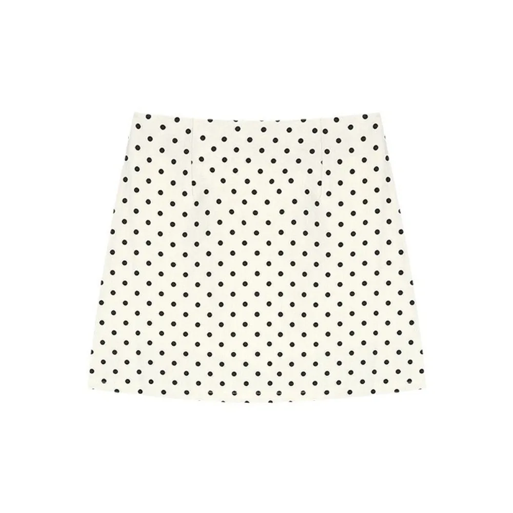 

Юбка до половины тела в богемном стиле XS/S/M/L/XL, черно-белая утягивающая юбка с запахом бедер, повседневная облегающая мини-юбка с высокой талией для женщин