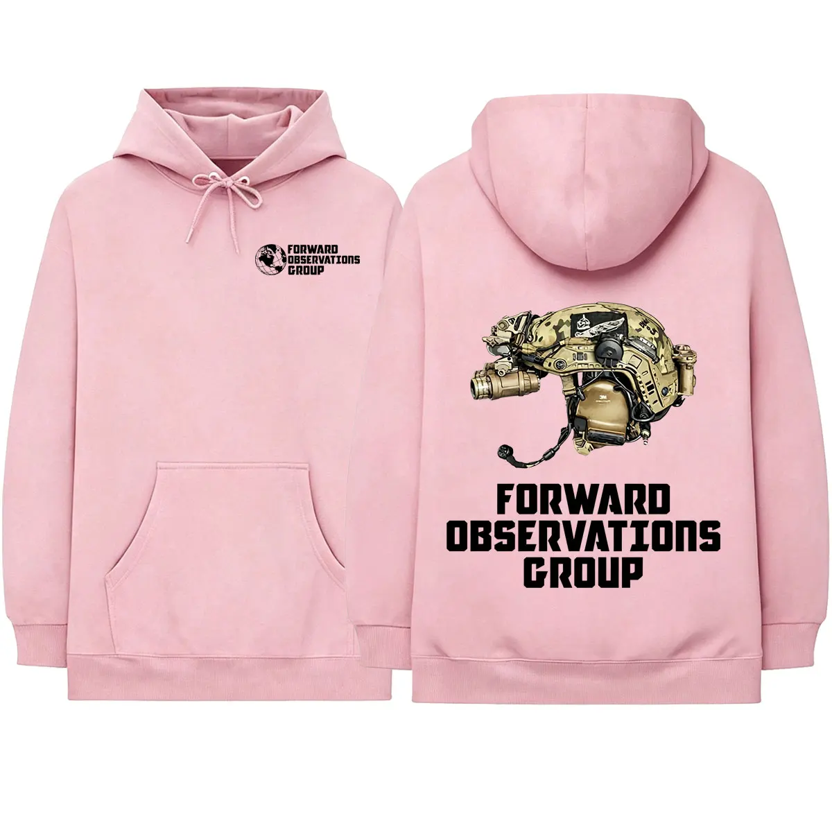 Forward Observations Group Skeleton Hoodies Herren Damen Kleidung Mode Lässig Langarm Pullover Kapuzenpullover Streetwear – Detail 5