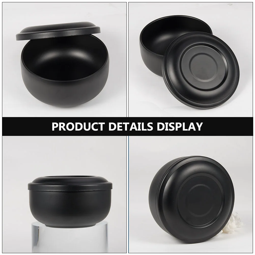 1 قطعة وعاء الحلاقة الحلاق الفولاذ المقاوم للصدأ فقاعة السلطانية للحلاقة الصابون السلس إنهاء الثقيلة رغوة الحاويات الرجال يوميا