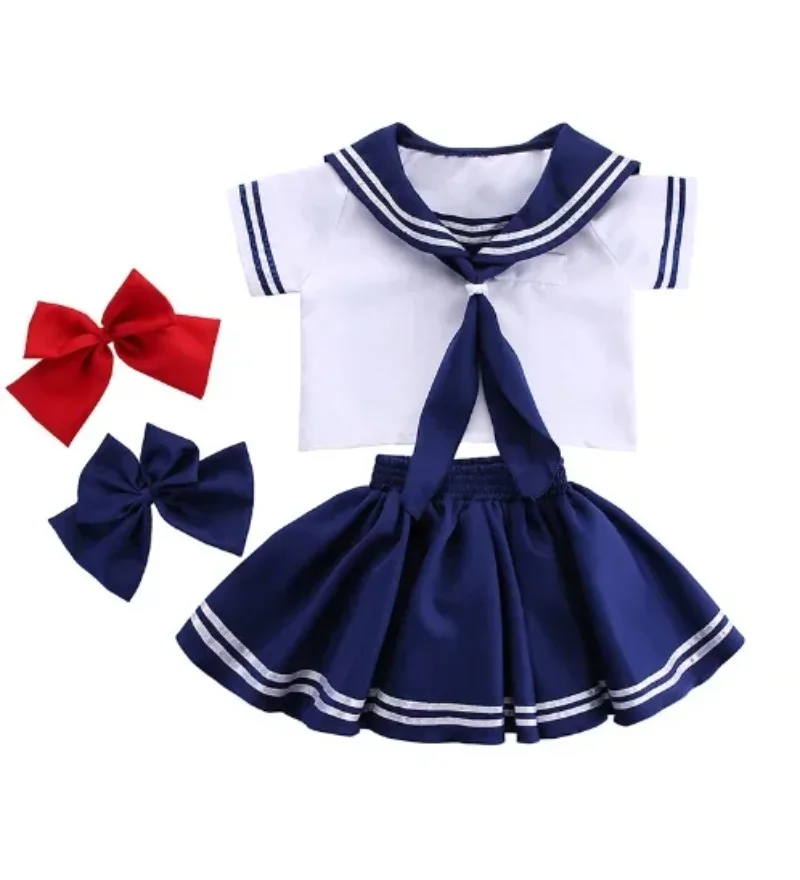 School Uniforms Sailor Costumes Cosplay For Girls Boys Navy Party Kindergarten Sailor Moon Cosplay Costume