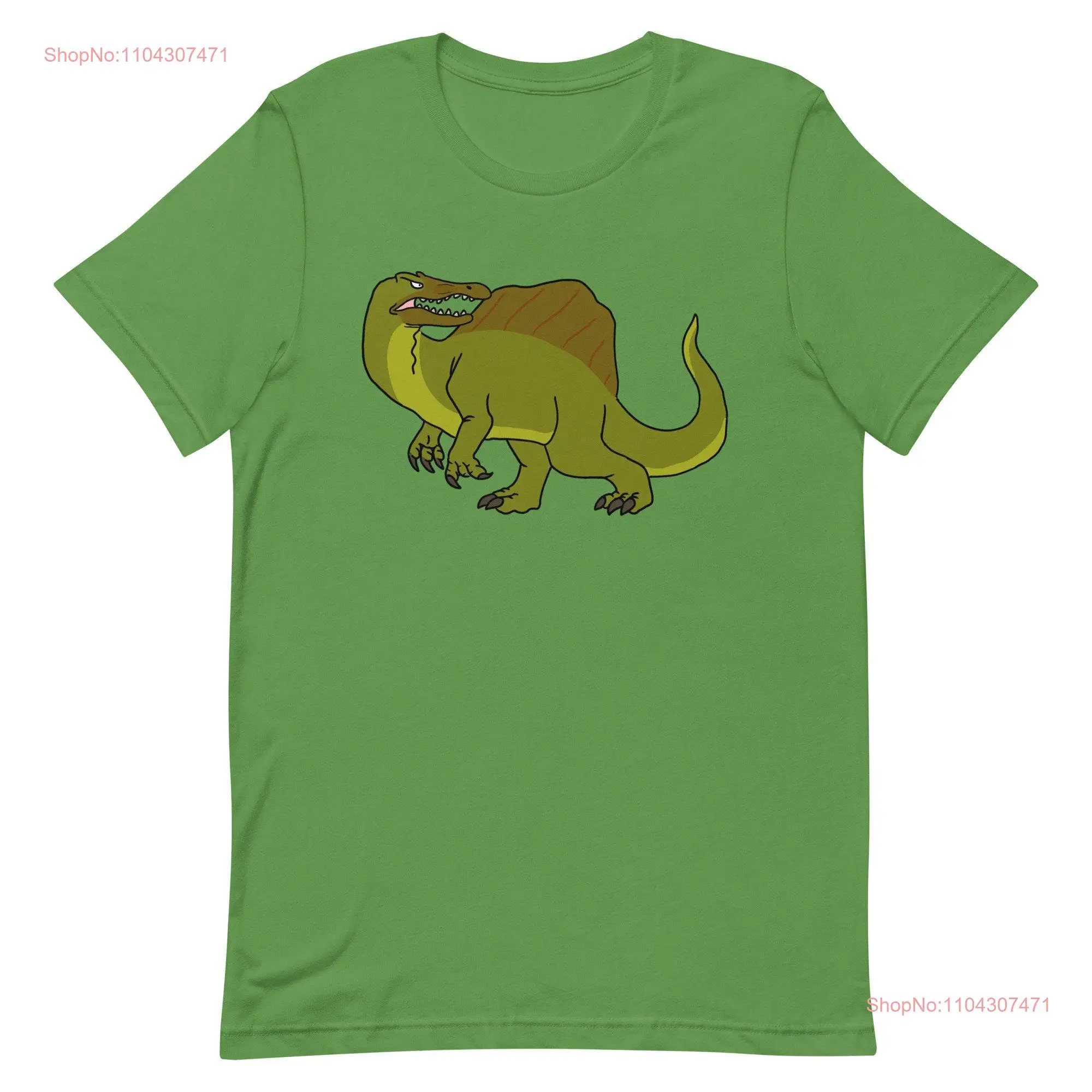 Adult Spinosaurus T Shirt  long or short sleeves