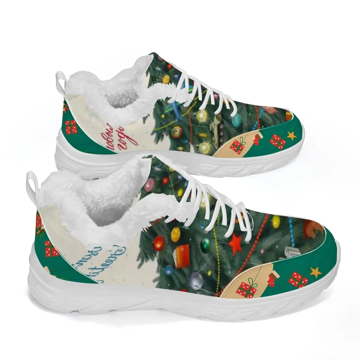 

Customize Brand Shoes Christmas Men Snowman Sneakers Comfort Slip-On Casual Male Outdoor Breathable Casual Walking Trend Shoes