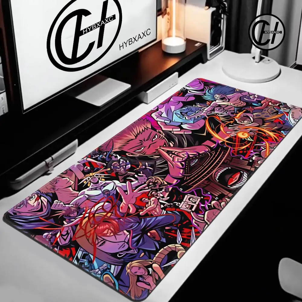 Anime J-Jujutsu K-Kaisen Mouse Pad Cool Gojo Satoru Large Gaming Mouse Pad Gamer Laptop Keyboard Desk Mat Computer Desk Carpet
