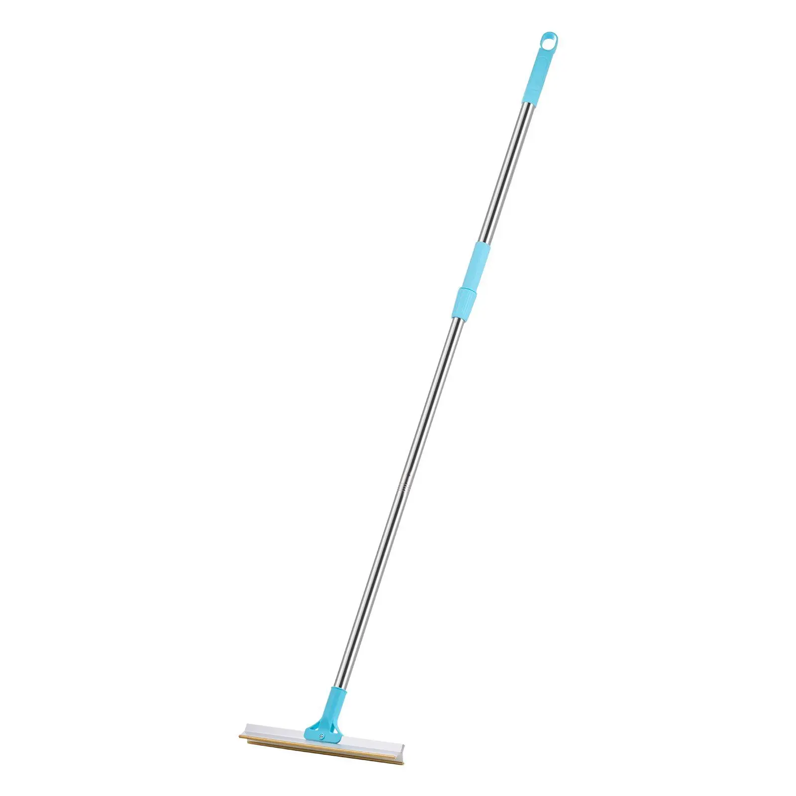 

Durable Pet Hair Cleanup Broom 35.83-55.51in with Reinforced Copper Teeth and Tool-Free Assembly