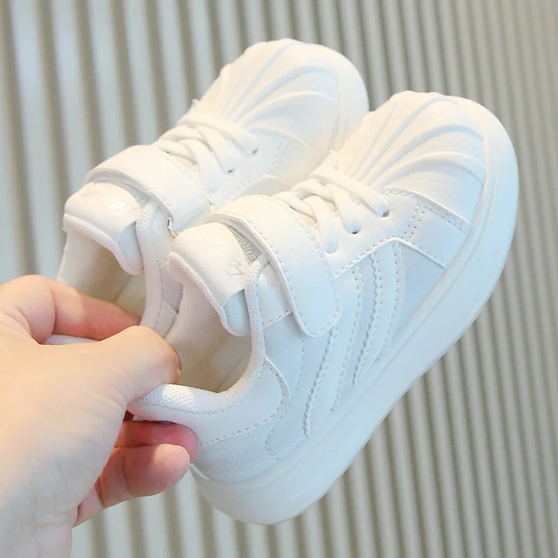 Fashion Girls' Shoes 2026Spring New Boys' Casual Board Shoes Comfort Anti Slip Kids Sneakers Simple Versatile Girls Campus Shoes