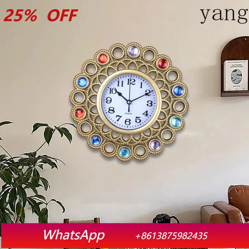 

LH living room silent home simple fashion quartz clock wall