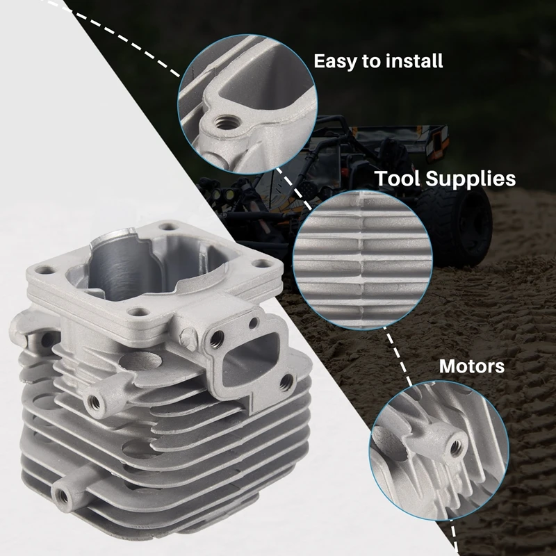 Jeu d'intervalles à 4 trous pour Zenoah CY eckan TSRC XJM, moteur pour 1/5 Gardens I eckan Kingmotor Baja Losi FG Goped, 29cc