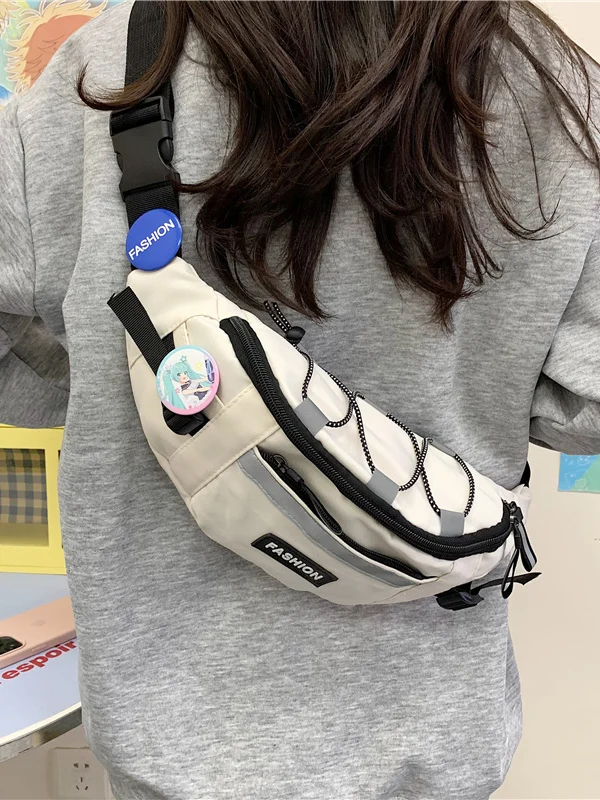 Casual Japanese Student Crossbody Bag - alternate angle