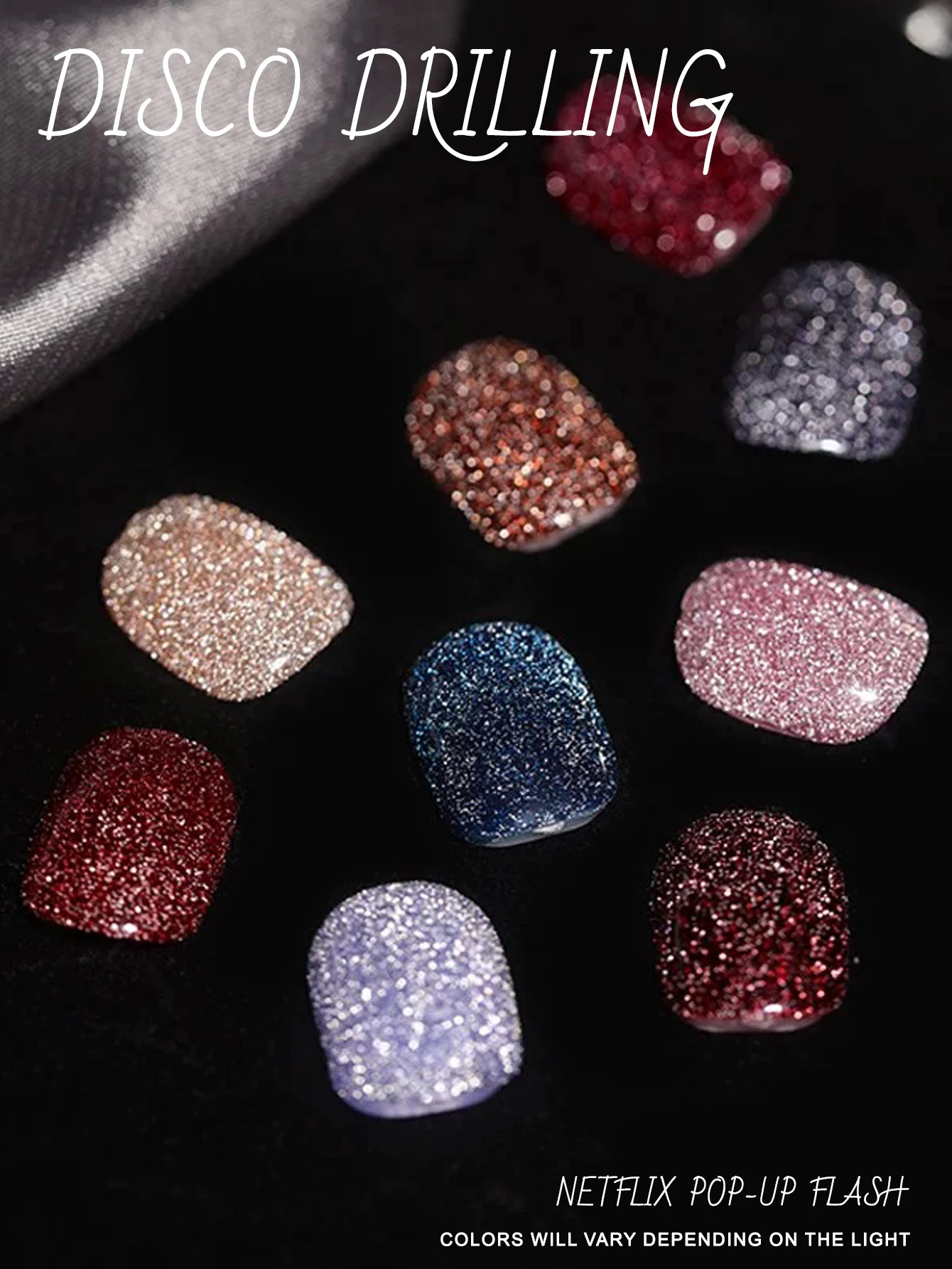 12 ミリリットル 1 個夏秋爪赤きらびやかなダイヤモンドメイラードジェルネイルポリッシュ白爪ピンク爪ネイル用品