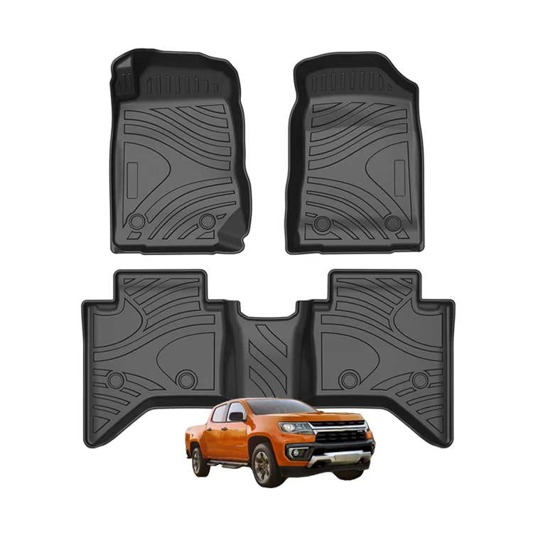 

TPE Car Floor Mats Truck Foot Carpets Trunk Mats For 2016- Chevrolet Blazer Cruze Malibu Silverado Colorado