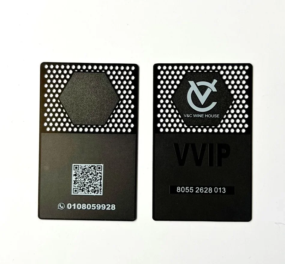 

YTS Custom Smart Business Card NFC 13,56 МГц Контроль доступа Черный RFID-ключ Металлическая карта