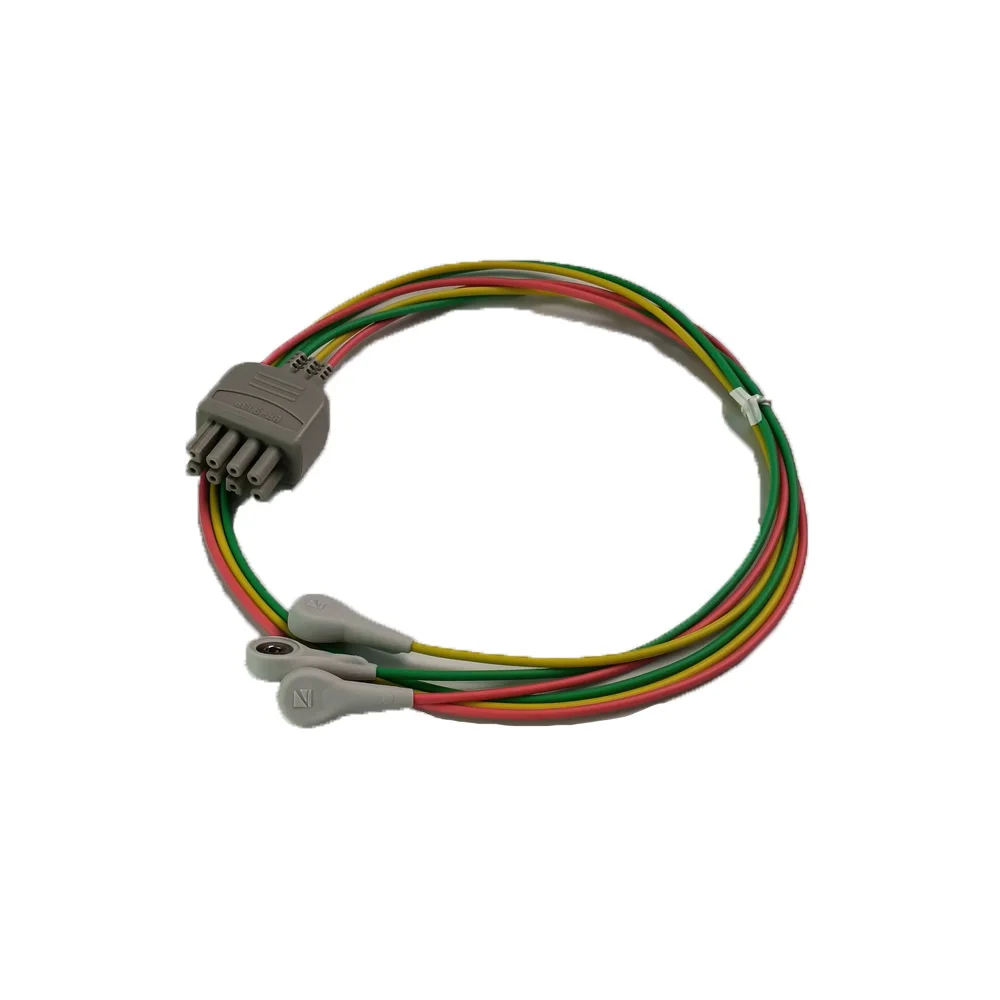 

Nihon Kohden 3-lead ECG Lead Wires K910A BR-913P Cable