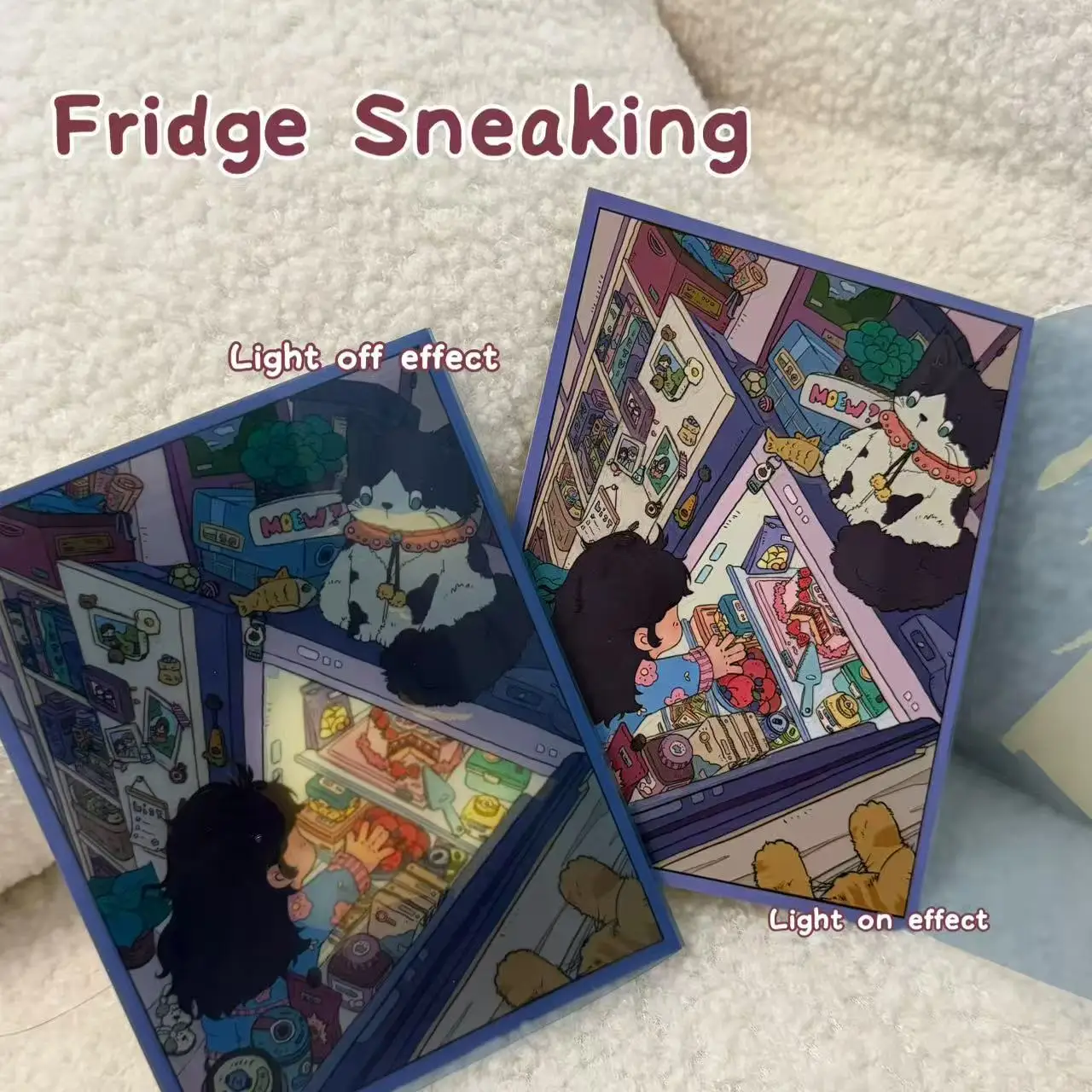Livro de Adesivos de Paisagens em Desenho Animado DIY 3D: Adesivos de Cenário de Cabana de Bolso para Presente Infantil