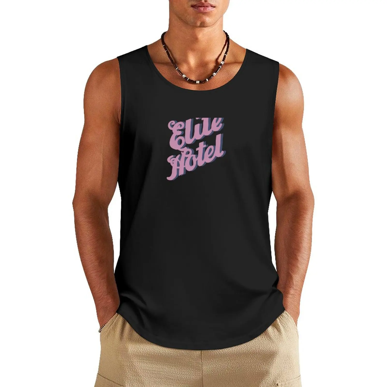 

Elite hotel -Emmylou harris Tank Top bodybuilding for men t shirt gym muscle t-shirt Men's cotton t-shirt