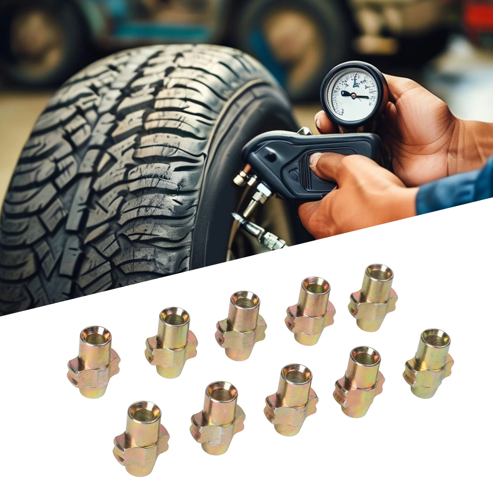 

10-piece Tool Set Locking Wheel Nut Kit Versatile For Various Tasks Easy Installation And Replacement For Wheel Nut Servicing