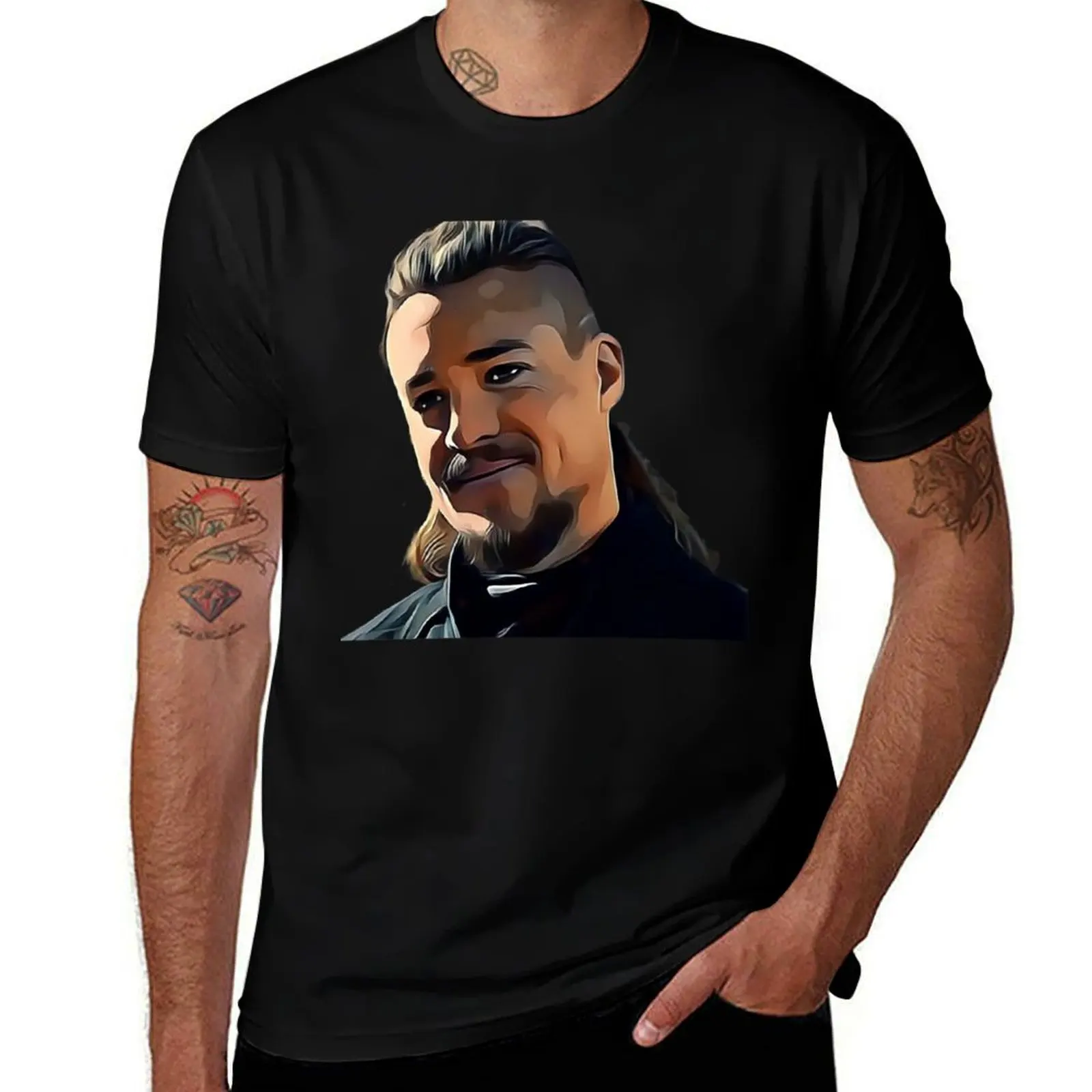 So Funny Uhtred Of Bebbanburg Funny Graphic Gift T-Shirt Work Outdoor Short Sleeve Tee T-Shirt