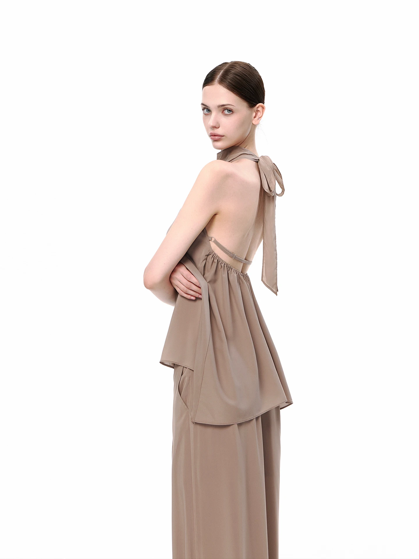 JLAUNT Retro Neck Hanging Strap Vest Women Summer Design Loose Slimming American Hot Girl Sleeveless Top Outerwear Regular Le...