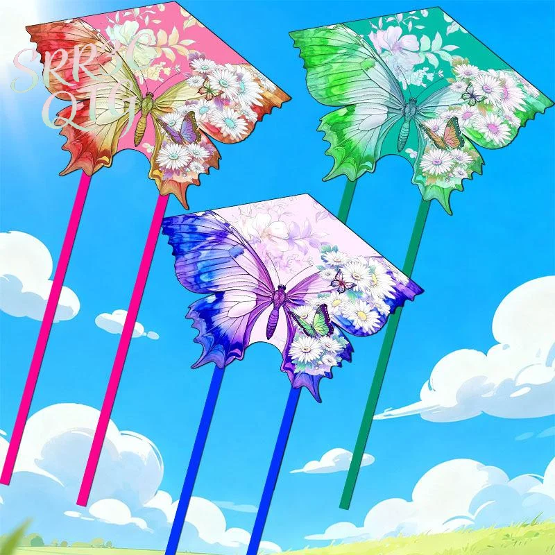 

Горячая распродажа! Красивый воздушный змей в форме бабочки для детей и взрослых. Большой змей с длинным хвостом, легко летает, идеально подходит для активного отдыха на пляже и в парке.