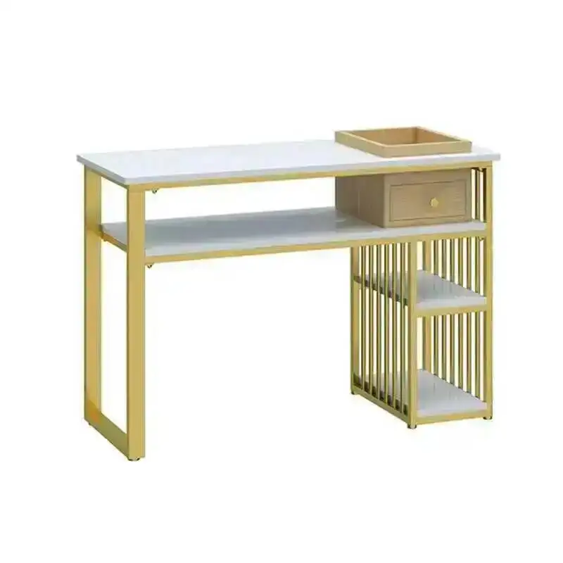 Chair Modern Table Marble Minimalist Manicure and Set Salon Furniture Nordic Nail Table Professional Manicure desk with Drawer Z