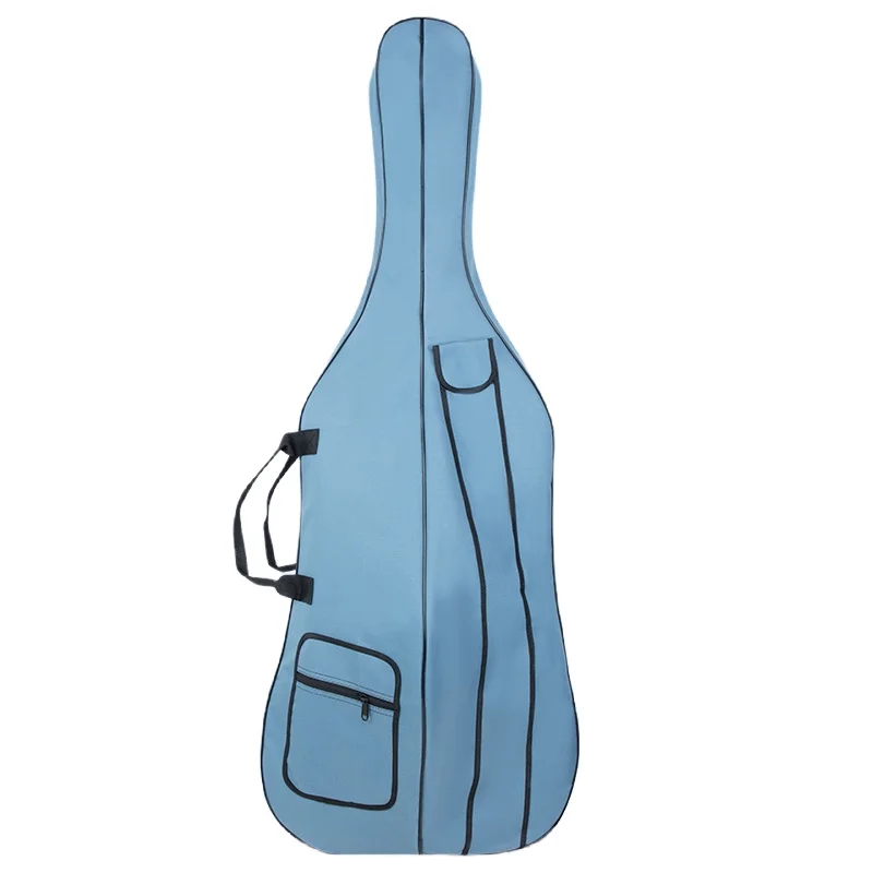 STJ Leichter Cello-Rucksack mit Doppelschultergurten, Cello-Tasche aus Oxford-Gewebe, wasserabweisende Musikinstrumententasche