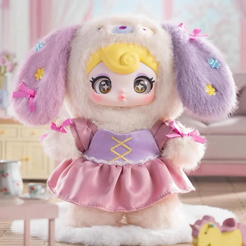 새로운 정품 Nommi Sunycoco 토끼 반항적 인 연인 시리즈 귀여운 블라인드 박스 비닐 인형 트렌디 트렌드 장난감 펜던트 컬렉션 장난감