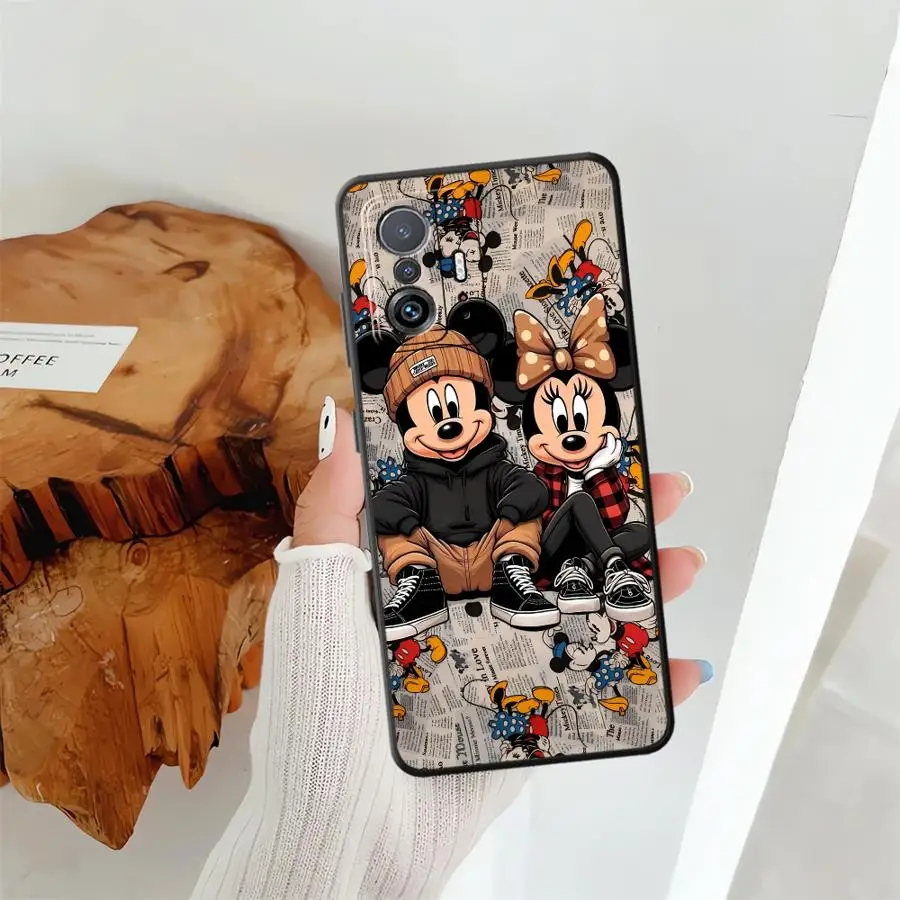 เคสโทรศัพท์ลายมิกกี้มินนี่เมาส์จากดิสนีย์ สำหรับ Xiaomi Mi 9T 10T 10 11 13 Lite 9 11T 14 Pro 13 CC9Pro