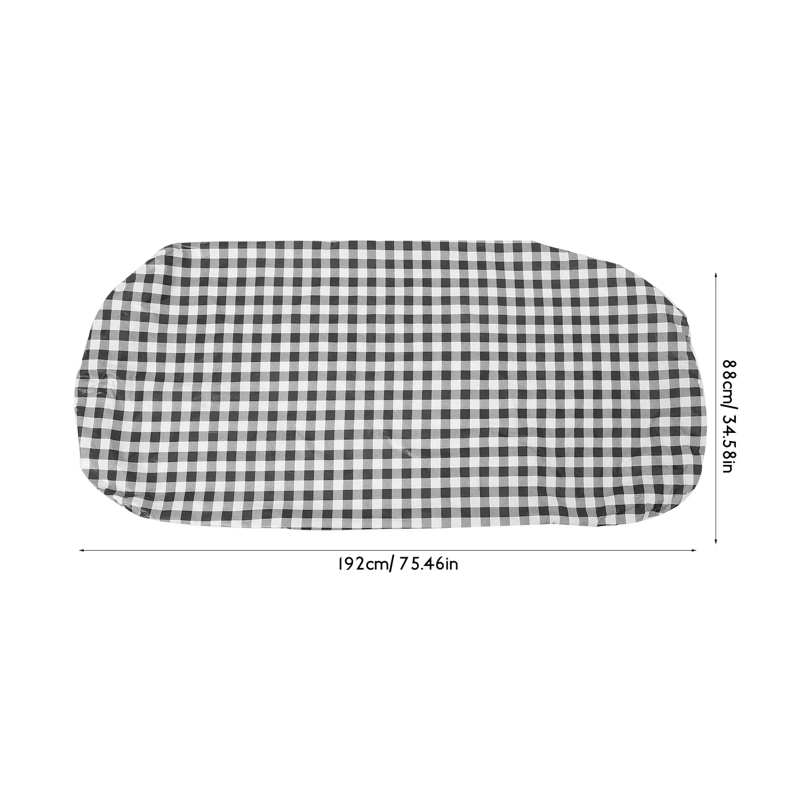 탄력 있는 가장자리가 있는 야외 테이블 커버 피크닉 식탁보 가족 모임 장식을 위한 신축성 있는 방수 먼지 방지