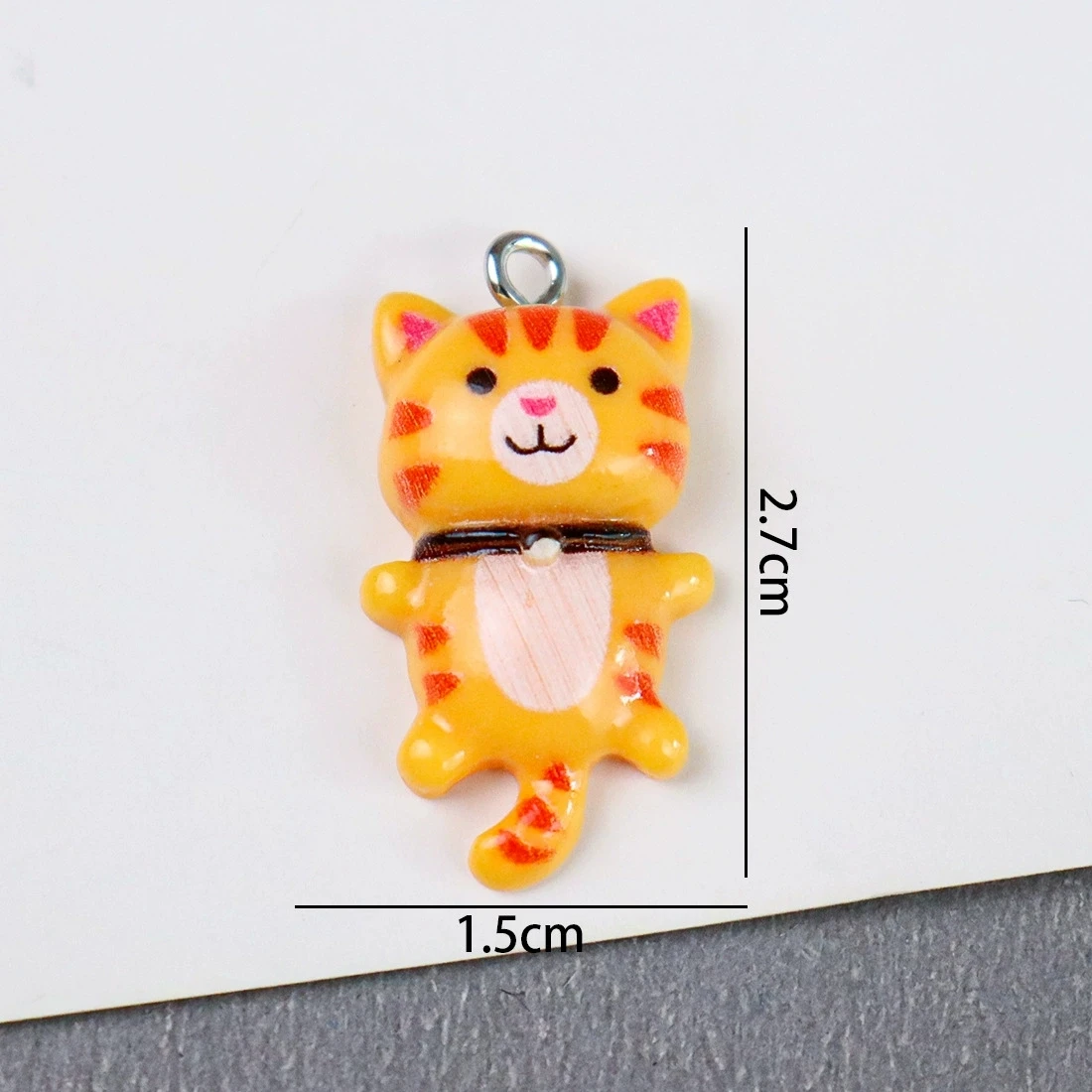 10 قطعة 15*27 مللي متر الكرتون لطيف القط الاكريليك السحر ثلاثية الأبعاد هريرة الراتنج الحيوان قلادة ل عقد دي اي واي القرط صنع المجوهرات اكسسوارات
