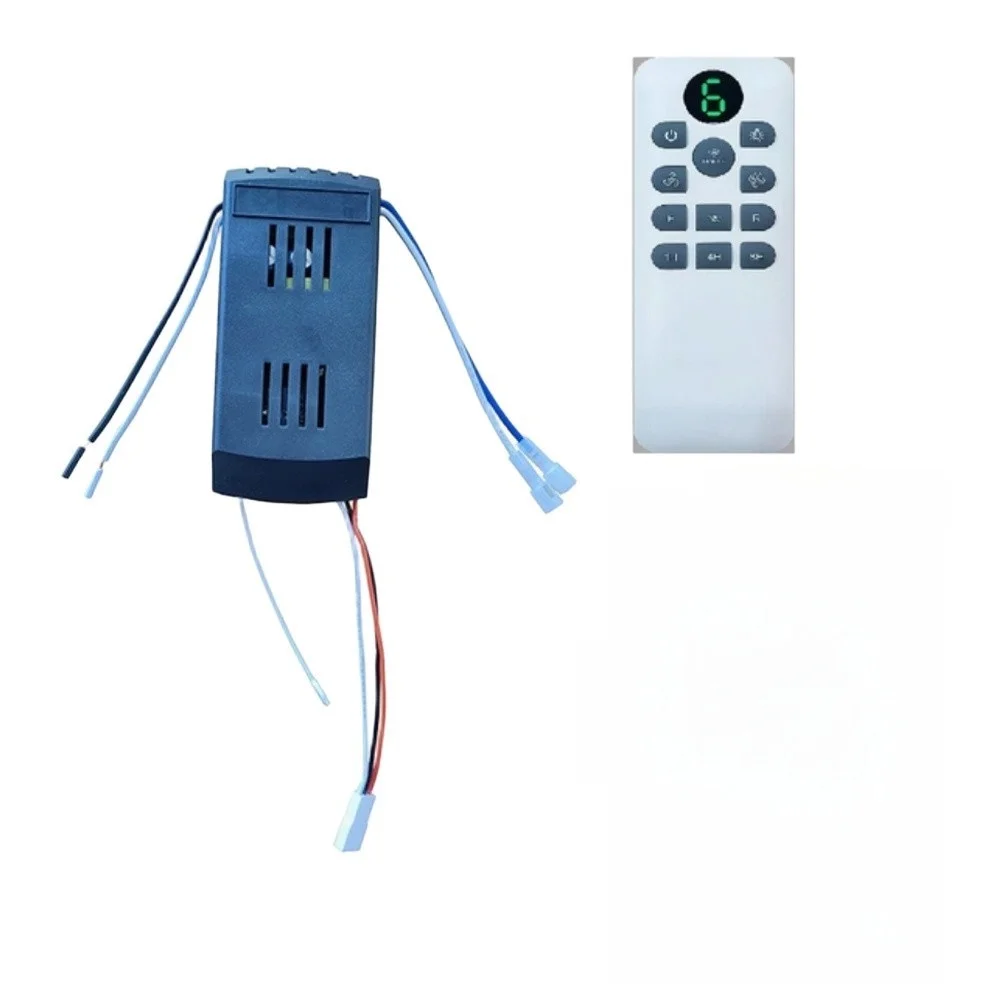6 DC Ceiling Fan Remote Control Kit With Timer Light Switch For 100-240V Motor Home Office Accessories