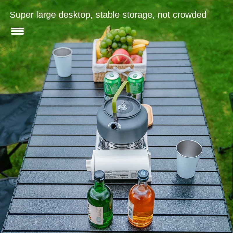 YY Outdoor Folding Table Camping Table and Chair Set Portable Egg Roll Table Ultra Light