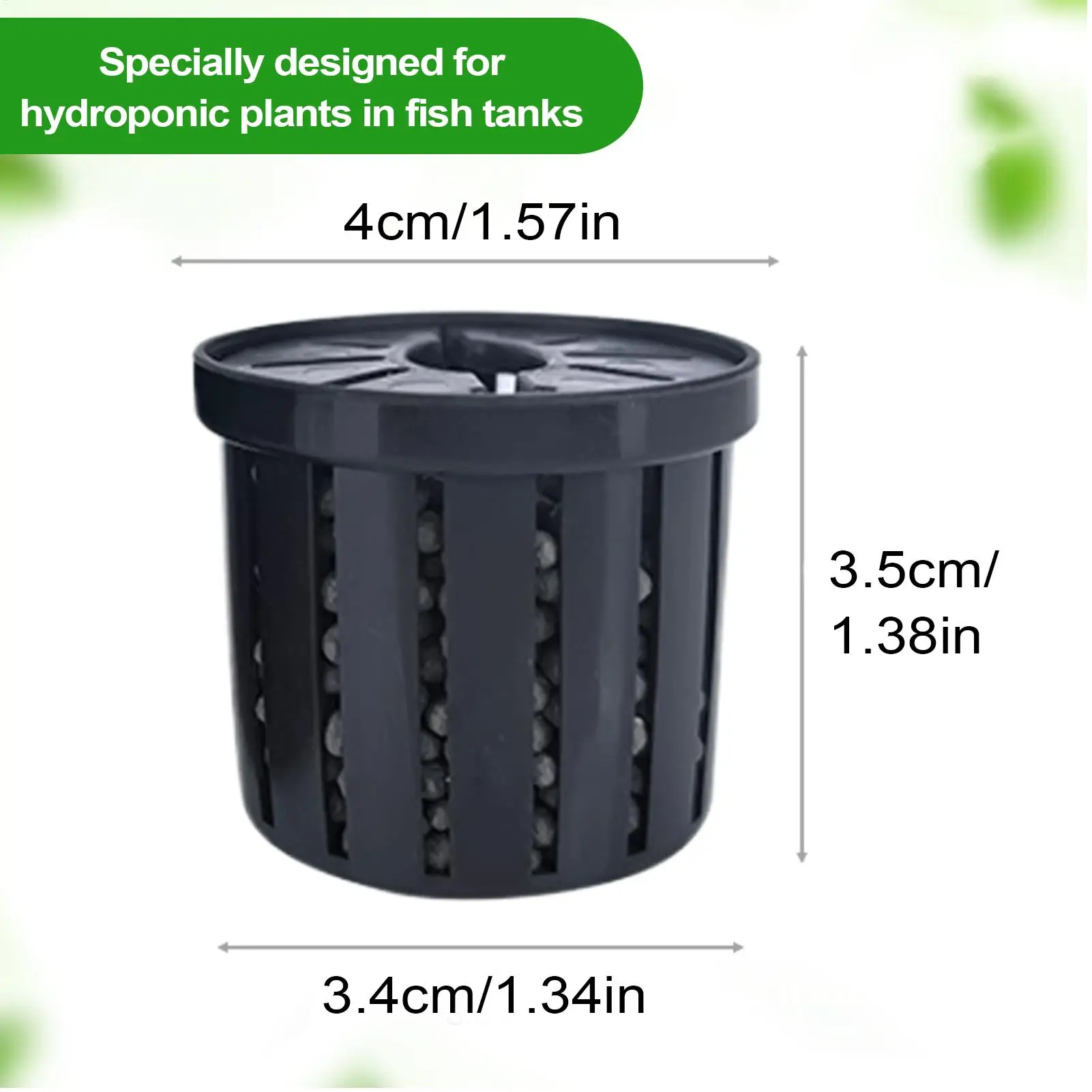 4 Stück Aquarium-Pflanzentöpfe mit Schwamm-Saugnäpfen, atmungsaktiv, wasserdurchlässig, für Zuhause, Fischbecken, Pflanzentöpfe, Halter – Detail 8