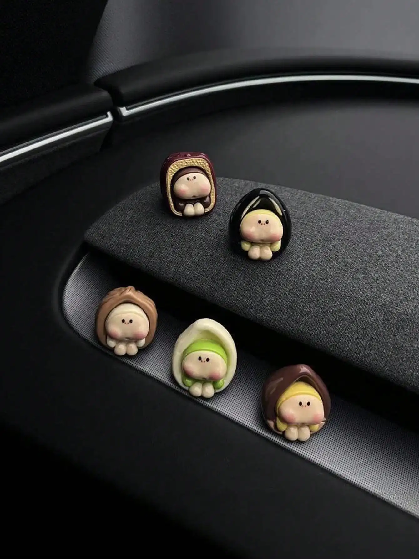 Cute Adult Nut Car Ornament Rearview Mirror Hanging Decor Dashboard Decoration Desk Ornament Car Accessory Gift for Friends