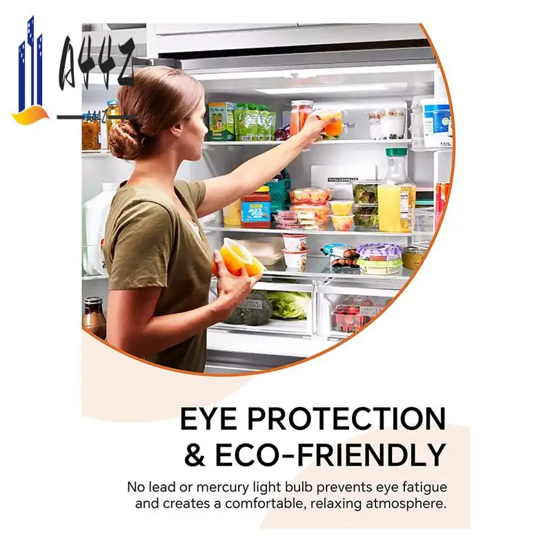 

A44Z-Fridge Bulb, 1.5W E14 LED Light Bulb, 150LM 3000K Energy Saving Light Bulbs, For Fridge, Cooker Hood 4 Pack