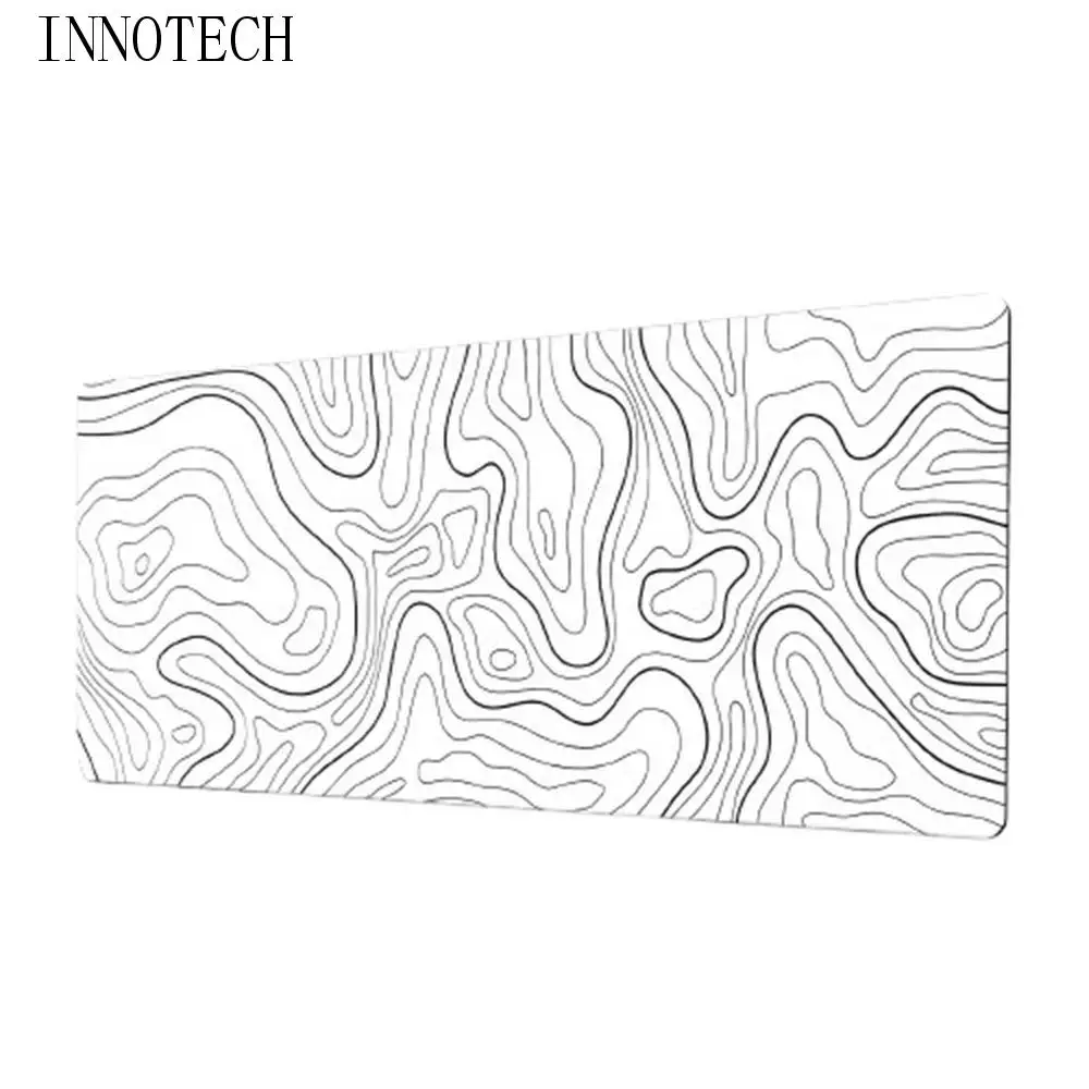 

Cool Non-Slip Base Large Gaming Mouse Pad Portable Stitched Edge Keyboard Mat Foldable Easy To Clean Desk Mat Company