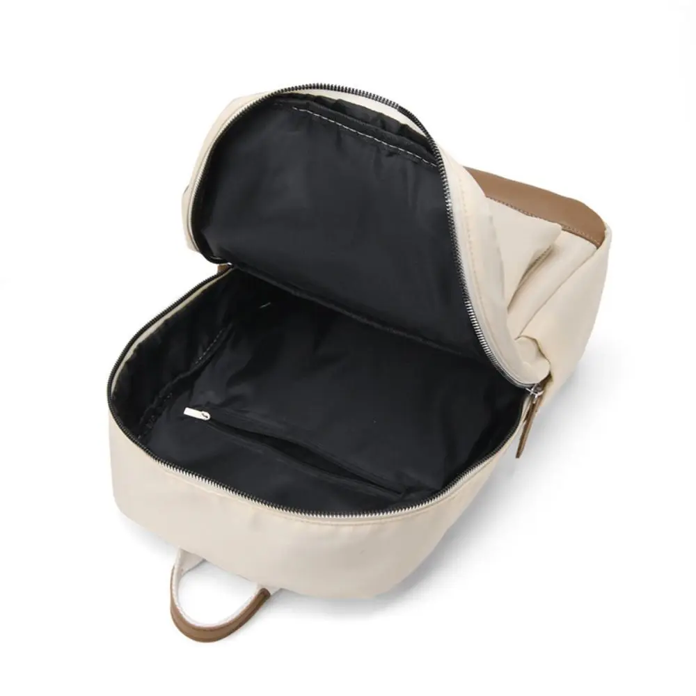 Large Capacity Women's Backpack Nylon Quilted Water-Resistant Travel Shoulder Bag Lightweight Multi-Pocket Student School Bag