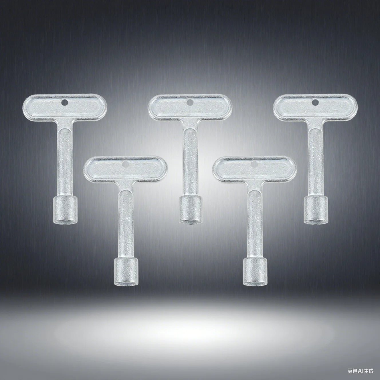 5Pcs 3/8'' Water Key for Zurn Hydrant Key P1300-PART-13-KEY Square Socket Water Spigot Shut-Off Tool for Wall Hydrant Faucets