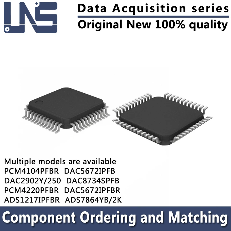 

DAC5672IPFB DAC8734SPFB PCM4104PFBR PCM4220PFBR ADS7864YB/2K DAC2902Y/250 ADS1217IPFBR DAC5672IPFBR TQFP-48 Data Acquisition