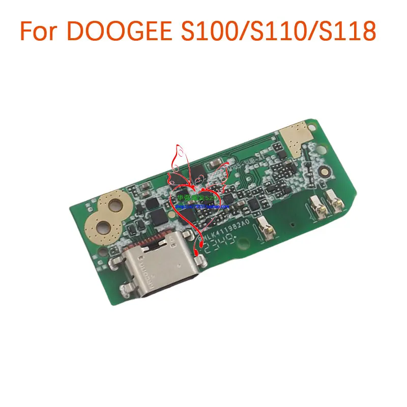 New Original DOOGEE S100 S110 S118 USB Board Base Charging Charge Port Board With Microphone For DOOGEE S100 Smart Phone