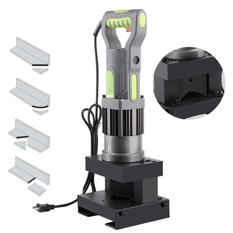 LZ-60-4F 1800W Electric Cutting Machine 4-in-1Chamfering Machine Hydraulic Tools For Iron Plate / Stainless Steel Plate