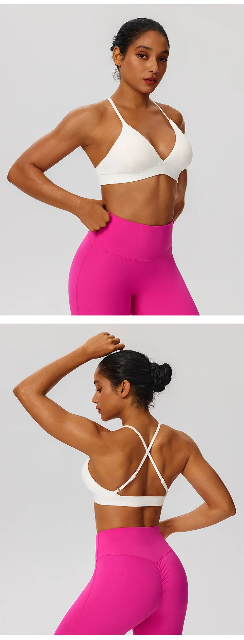 Tight Yoga Bra Women's Camisole Beautiful Back No Steel Ring Sports Bra Quick Drying Running Yoga Clothes Fitness Chest Pads